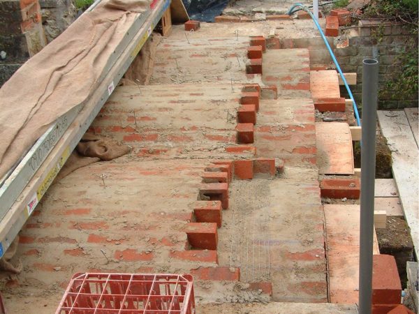 Brick bridge progress